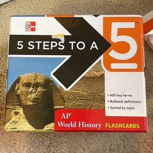 5 steps to a five AP world history flash cards